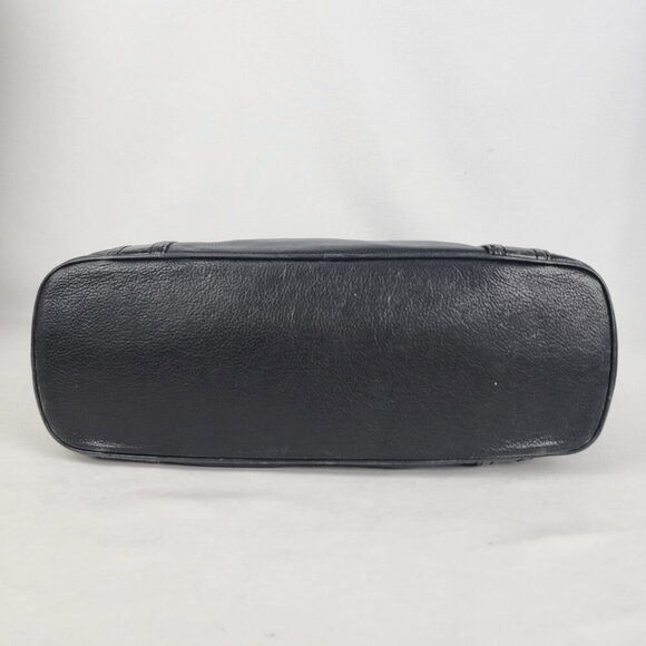 Brighton Black Leather Croc Print Tote Purse - Picture 8 of 15